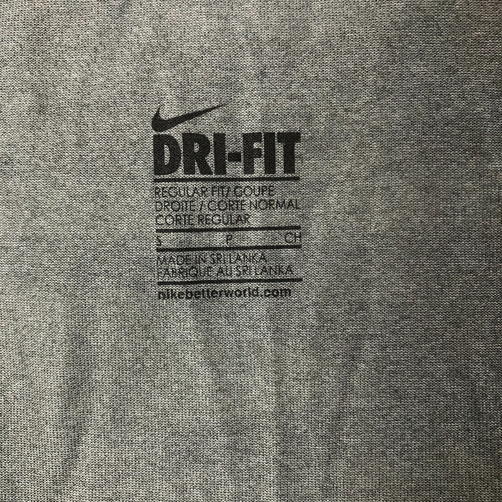 Nike Tank Top Women's Size Small Gray Black Dri Fit Regular Fit Athletic Workout - Picture 3 of 10